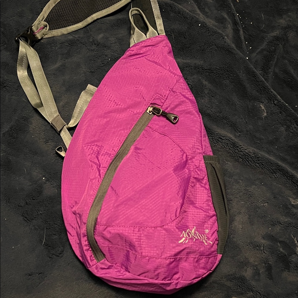 Stylish Fuchsia sling bag by Aonijie